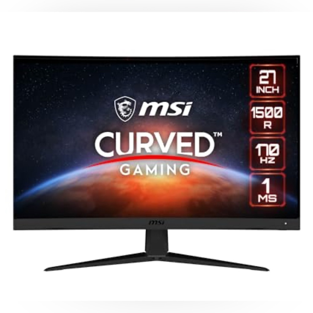 MSI Optix G27C5 27” VA LCD Curved Gaming Monitor Display Port HDMI 1920x1080